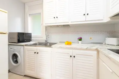 Una cocina o zona de cocina en Apartaments Aiguablava