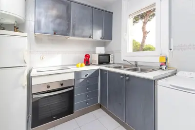 Una cocina o zona de cocina en Apartaments Aiguablava