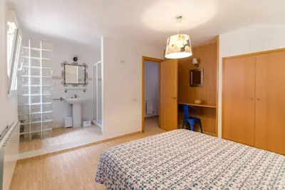 Cama o camas de una habitación en Marimuntanya