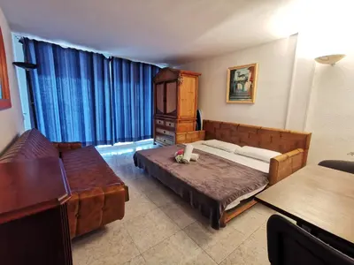 Cama o camas de una habitación en Villascosette apartamento elypalace 3 7