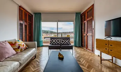 Una televisión o centro de entretenimiento en Casa Creu Mar