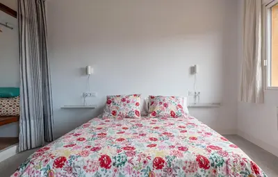 Cama o camas de una habitación en Casa Creu Mar