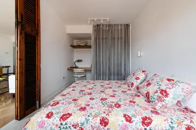 Cama o camas de una habitación en Casa Creu Mar