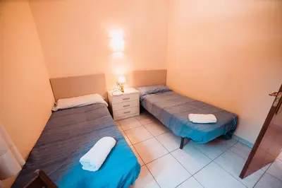 Cama o camas de una habitación en Espectacular apartamento en Calella de Palafrugell, vistas al mar