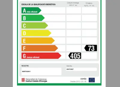 Certificado, premio, señal o documento que está expuesto en Espectacular apartamento en Calella de Palafrugell, vistas al mar