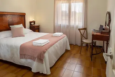 Cama o camas de una habitación en Can Cristus