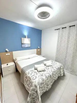 Cama o camas de una habitación en Apartamento Zodiac AB 2 C