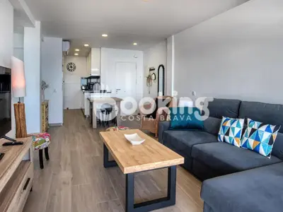 Zona de estar de Embajador 2 Apartament a primera línia de mar per 5 persones