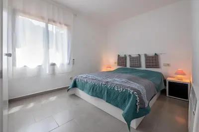 Cama o camas de una habitación en SR-47 BEGUR SA RIERA 2 PaX