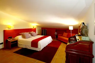Cama o camas de una habitación en Spacious Villa in Sant Gregori with Private Pool