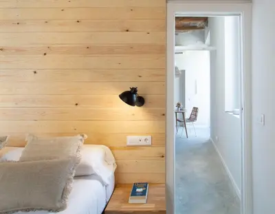 Cama o camas de una habitación en Domina Boutique Apartment