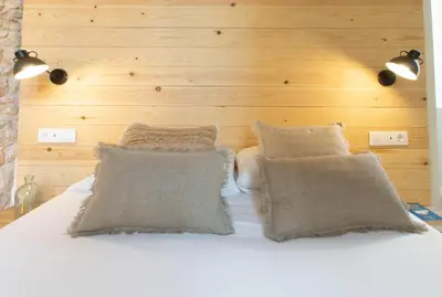Cama o camas de una habitación en Domina Boutique Apartment