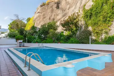Piscina en o cerca de LETS HOLIDAYS Pool apartment near beach 5