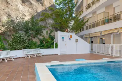 Piscina en o cerca de LETS HOLIDAYS Pool apartment near beach 5
