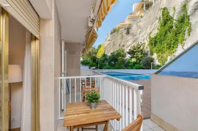 Piscina en o cerca de LETS HOLIDAYS Pool apartment near beach 5