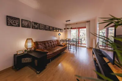 Zona de estar de Bravissimo Pont de la Princesa, comfortable 3-bedroom apartment