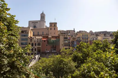 Vista general de Girona o vista desde el apartamento