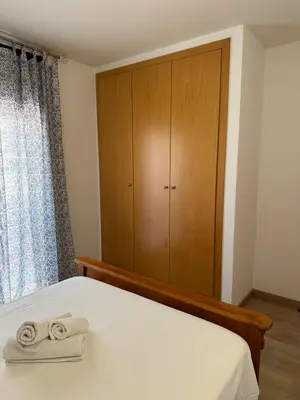 Cama o camas de una habitación en PIS AMB PARQUING AL CENTRE DE PALAMóS