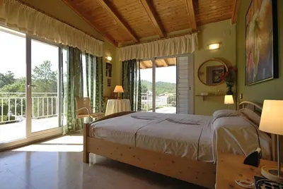 Cama o camas de una habitación en Club Villamar - Torre de Pi