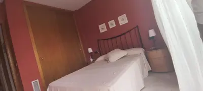 Cama o camas de una habitación en Blanes Apartamento S'Abanell central park