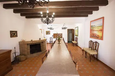 Zona de estar de Catalunya Casas: Spacious Villa Vera up to 24 guests, a short drive to Blanes!