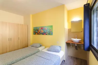 Cama o camas de una habitación en Club Villamar - Arethusa
