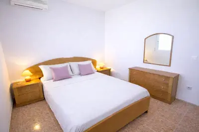 Cama o camas de una habitación en Catalunya Casas Lovely Lazy days at Lloret de Mar with private pool