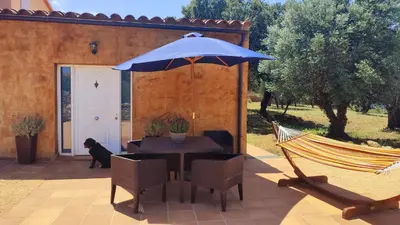Un patio o zona al aire libre en Can Costals Cerezo