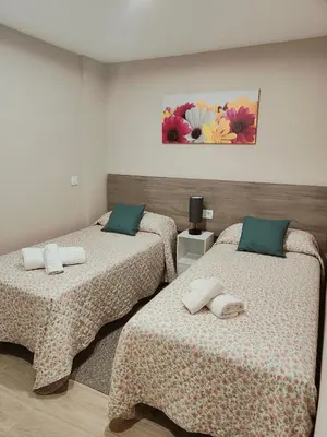 Cama o camas de una habitación en Can Costals Cerezo