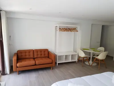 Cama o camas de una habitación en Eros Apartament