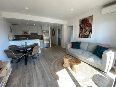 Una cocina o zona de cocina en Perla del Mar