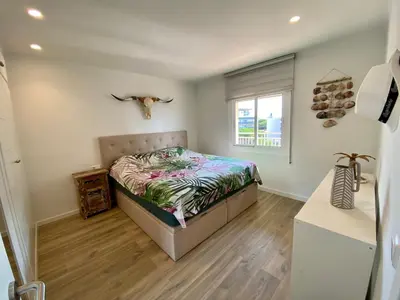 Cama o camas de una habitación en Perla del Mar