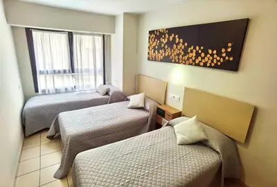 Cama o camas de una habitación en HOSTAL RIGAU
