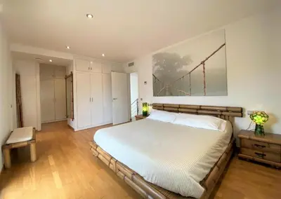 Cama o camas de una habitación en CASA YLENIA