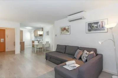 Zona de estar de Apartment Alva Lloretholiday