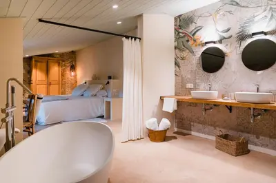 Un baño de Mas Rauric