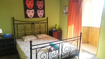 Cama o camas de una habitación en Apartamento Mediterraneo