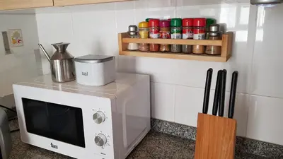 Una cocina o zona de cocina en Apartamento Mediterraneo