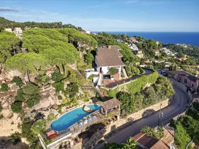 Paisaje cerca de esta villa