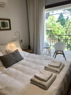 Cama o camas de una habitación en Villa Panorama 360