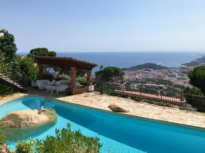 Paisaje cerca de esta villa