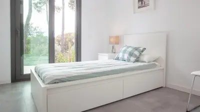 Cama o camas de una habitación en VILLA MEXIC