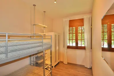 Cama o camas de una habitación en Villa Dolcedo