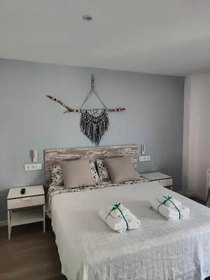 Cama o camas de una habitación en Can Costals Olivo