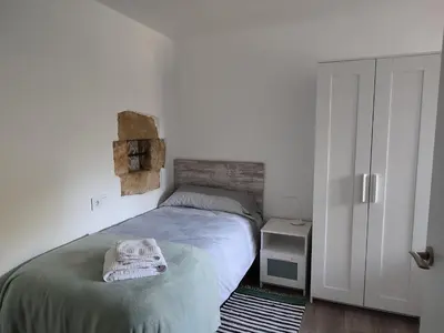 Cama o camas de una habitación en Can Costals Olivo