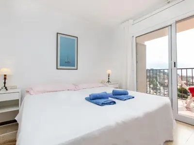 Cama o camas de una habitación en Apartment Emiko by Interhome