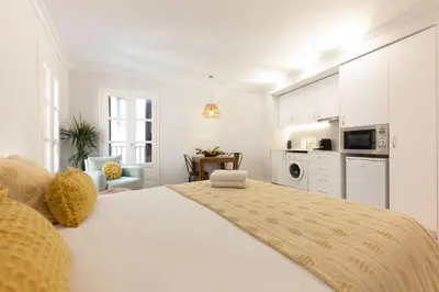 Cama o camas de una habitación en Bravissimo Barca Studio Dos