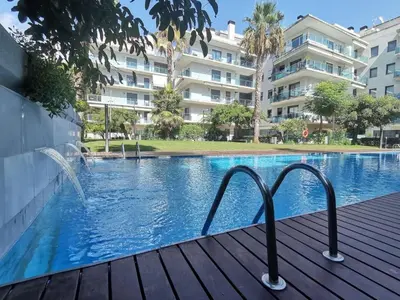 Piscina en o cerca de Precioso apartamento 4 habitaciones con piscina y gym