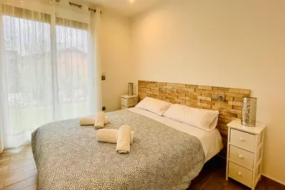 Cama o camas de una habitación en Villa loralil by costabravaway