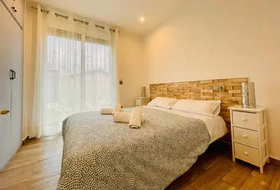 Cama o camas de una habitación en Villa loralil by costabravaway